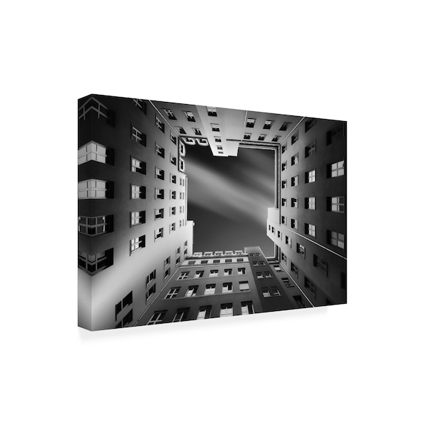 Carsten Velten 'Berlin Backyards' Canvas Art,30x47